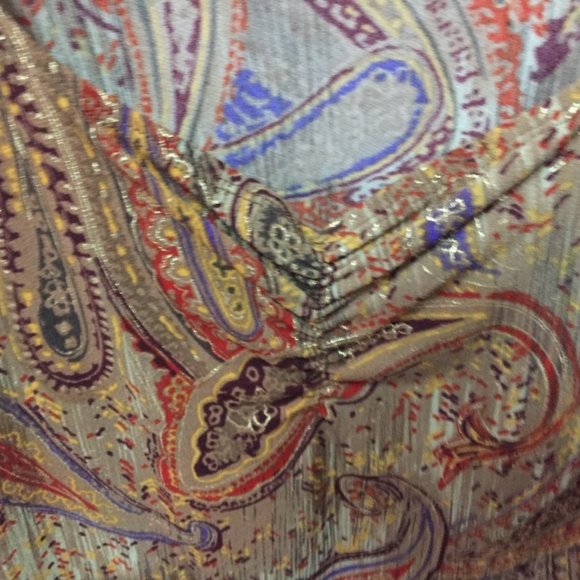 Shiny paisley top - Picture 4 of 5